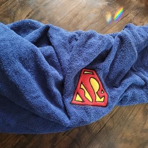 SUPERMAN Blue Towel Wrap/Cover Toddler